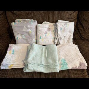 Cloud Island Adventure Awaits Baby Bundle - Blankets and Crib Sheet